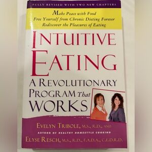 Intuitive Eating: A Revolutionary Program That Works - White and Purple Cover